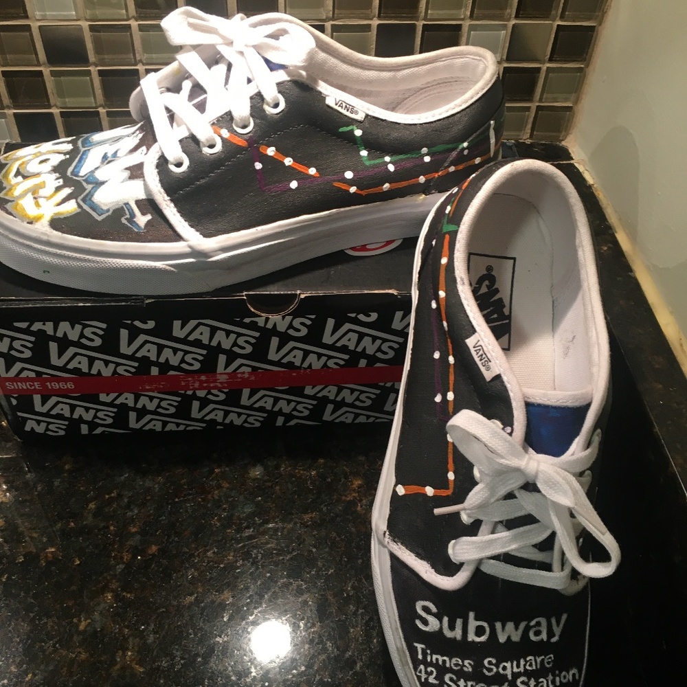 by New York City-based artist New York City subway VANS
